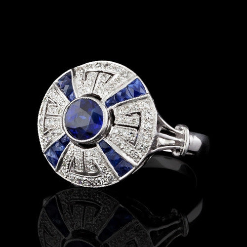 1.39ct tw Sapphire & Diamond Ring