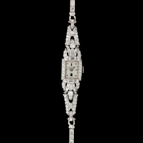 Vintage Hamilton 2.24ct tw Diamond Watch