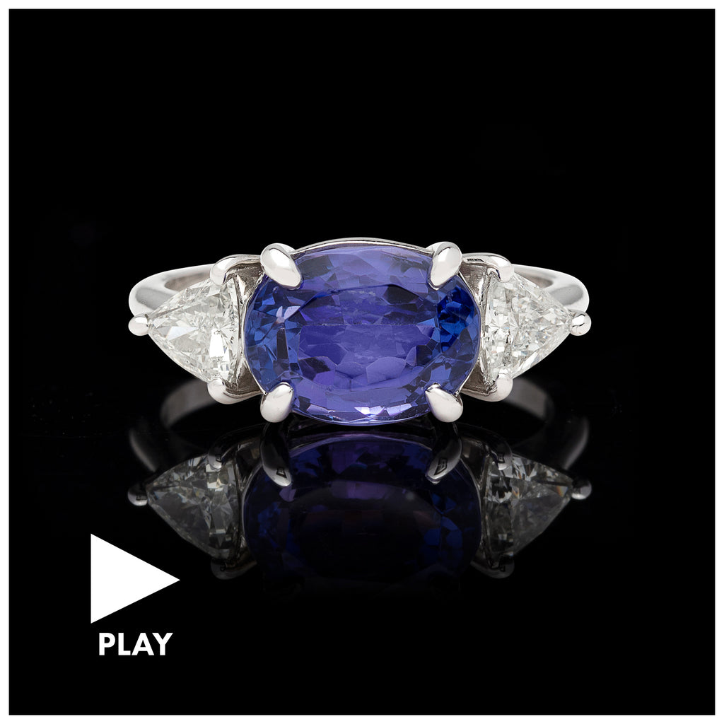 Tanzanite & Diamond Ring