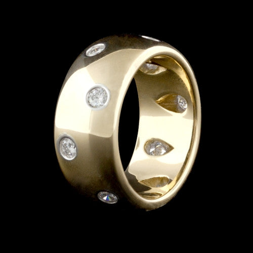 Tiffany & Co. 18Kt/Platinum Diamond Etoile Band