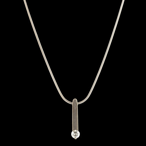 Movado Solitaire Diamond Necklace