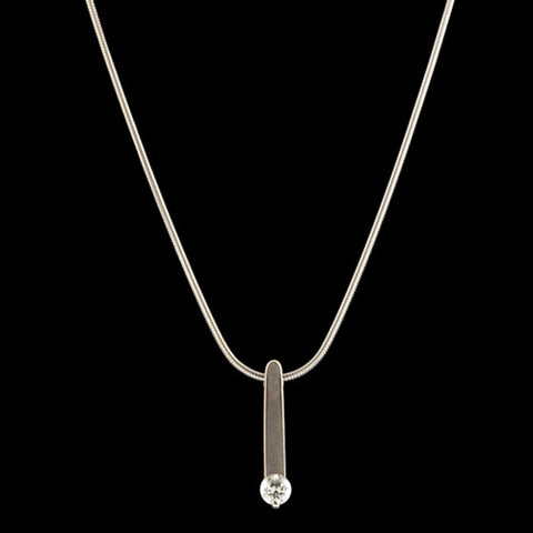 Movado Solitaire Diamond Necklace