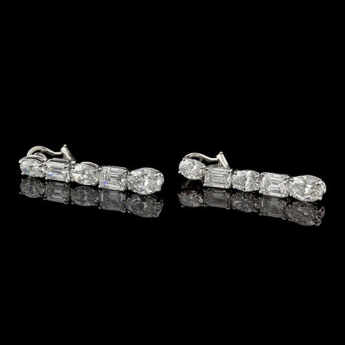 Cartier 14.59ct tw Custom Diamond Earrings