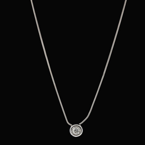 0.25ct Solitaire Diamond Necklace