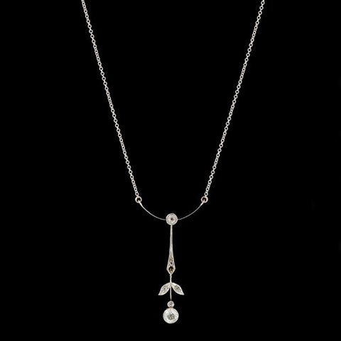 Antique 14Kt Diamond Necklace
