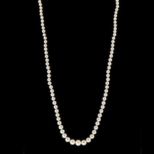 3-5.75mm Graduated Natural Pearl Necklace