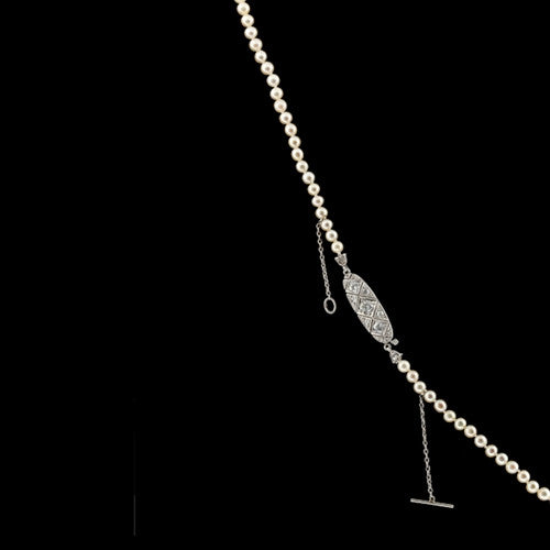 3-5.75mm Graduated Natural Pearl Necklace