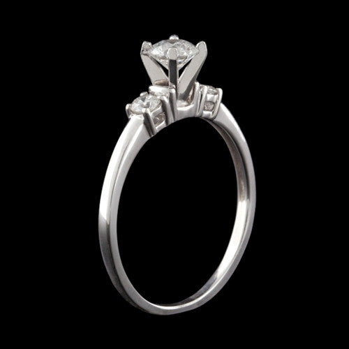 0.62ct tw Round Brilliant Cut GIA Diamond Ring
