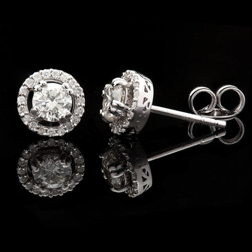 0.65ct tw Round Brilliant Diamond Studs