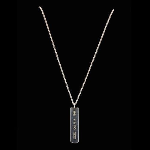 Tiffany & Co. Silver Bar Earrings & Necklace Set