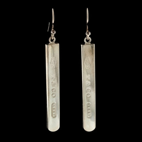 Tiffany & Co. Silver Bar Earrings & Necklace Set