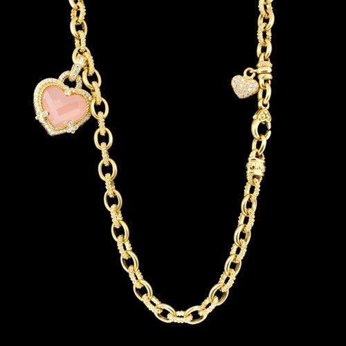 Judith Ripka 18Kt Diamond Heart Necklace