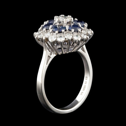 1.20ct tw Sapphire & Diamond 18KT Ring