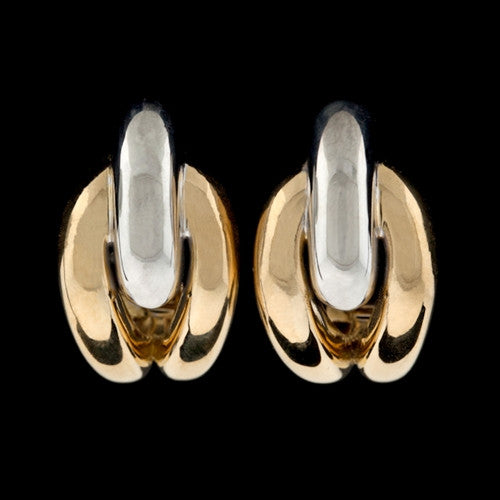 Hammerman Bros. 18Kt 2-Tone Earrings