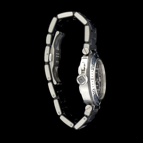 Cartier Pasha Stainless Steel & Rubber Watch