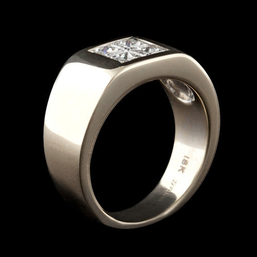 1.72ct tw Gents Diamond 18Kt Ring