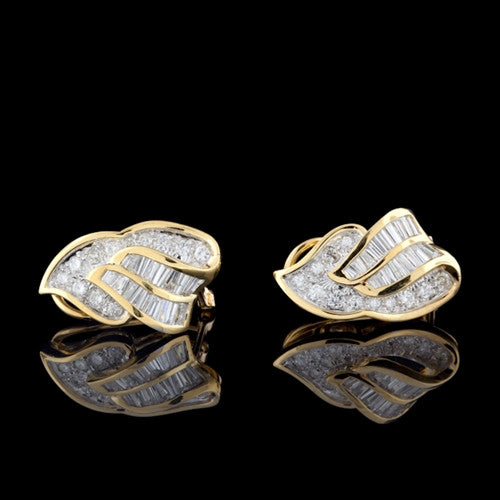 2.40ct tw Mixed Cut Diamond Earrings