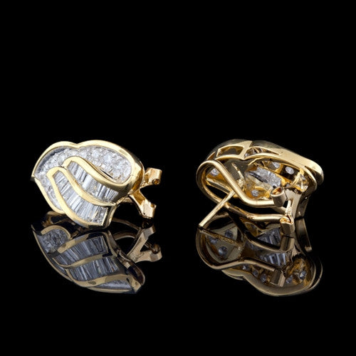 2.40ct tw Mixed Cut Diamond Earrings