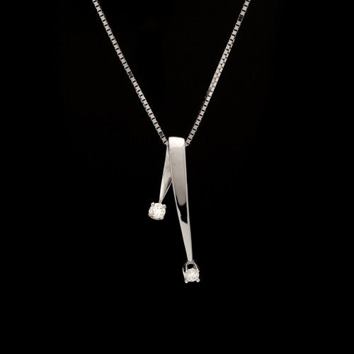 14Kt Diamond Pendant Necklace