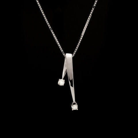 14Kt Diamond Pendant Necklace