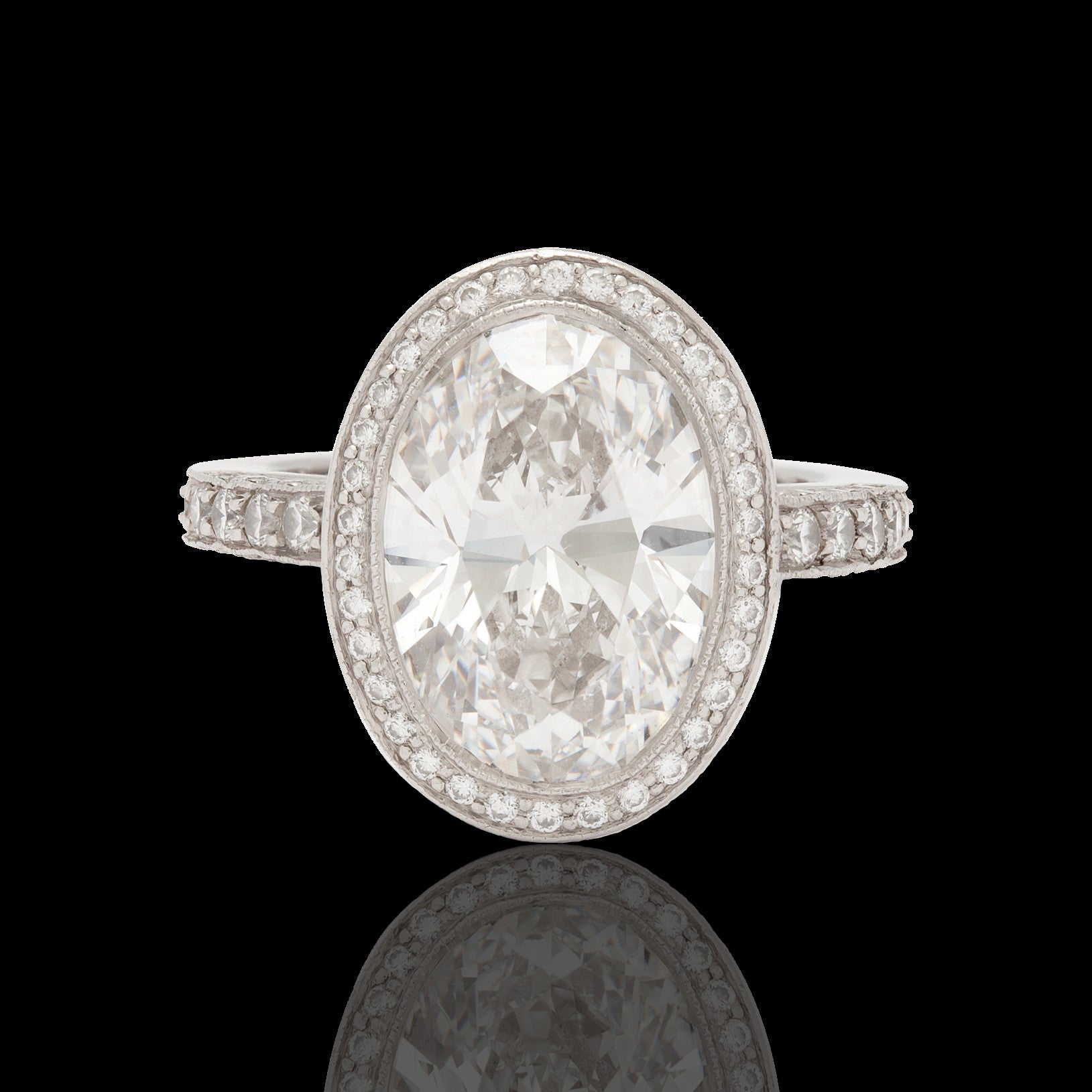 Tiffany tw Custom Oval Diamond Ring