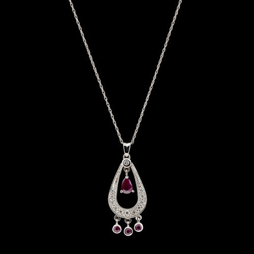 Ruby & Diamond Necklace