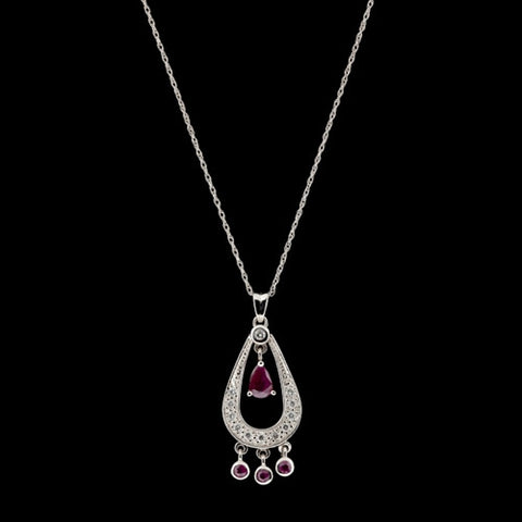 Ruby & Diamond Necklace