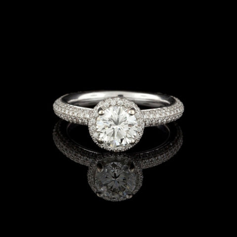 1.67ct tw EGL Round Brilliant Diamond Ring