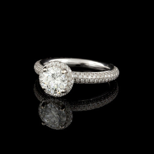 1.67ct tw EGL Round Brilliant Diamond Ring