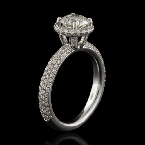 1.67ct tw EGL Round Brilliant Diamond Ring