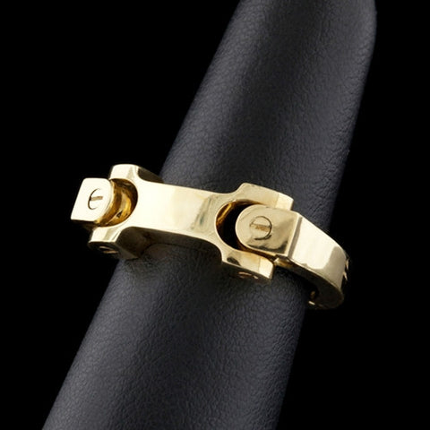 Vintage 18Kt Gold Hinged Ring