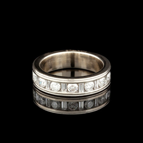 1.04ct tw Mixed Cut Diamond Band Ring