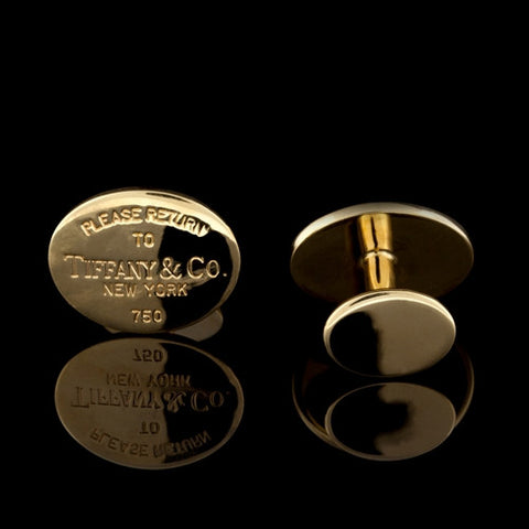 Tiffany & Co. 18Kt Return to Tiffany Cuff Links