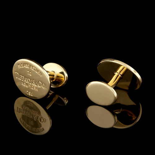 Tiffany & Co. 18Kt Return to Tiffany Cuff Links