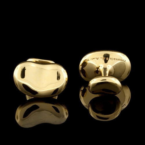 Tiffany & Co. 18Kt Peretti Bean Cuff Links