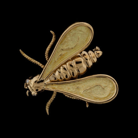 Chaumet 18Kt Diamond Bee Brooch