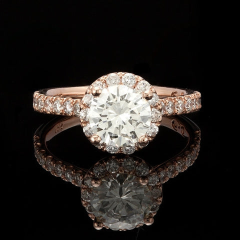 2.02ct tw Round Brilliant Cut Diamond Ring