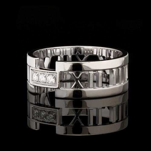 Tiffany & Co. Men's Atlas Open Diamond Ring