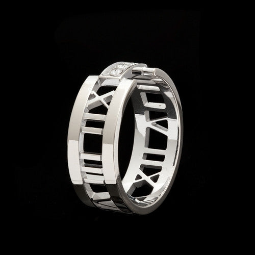 Tiffany & Co. Men's Atlas Open Diamond Ring