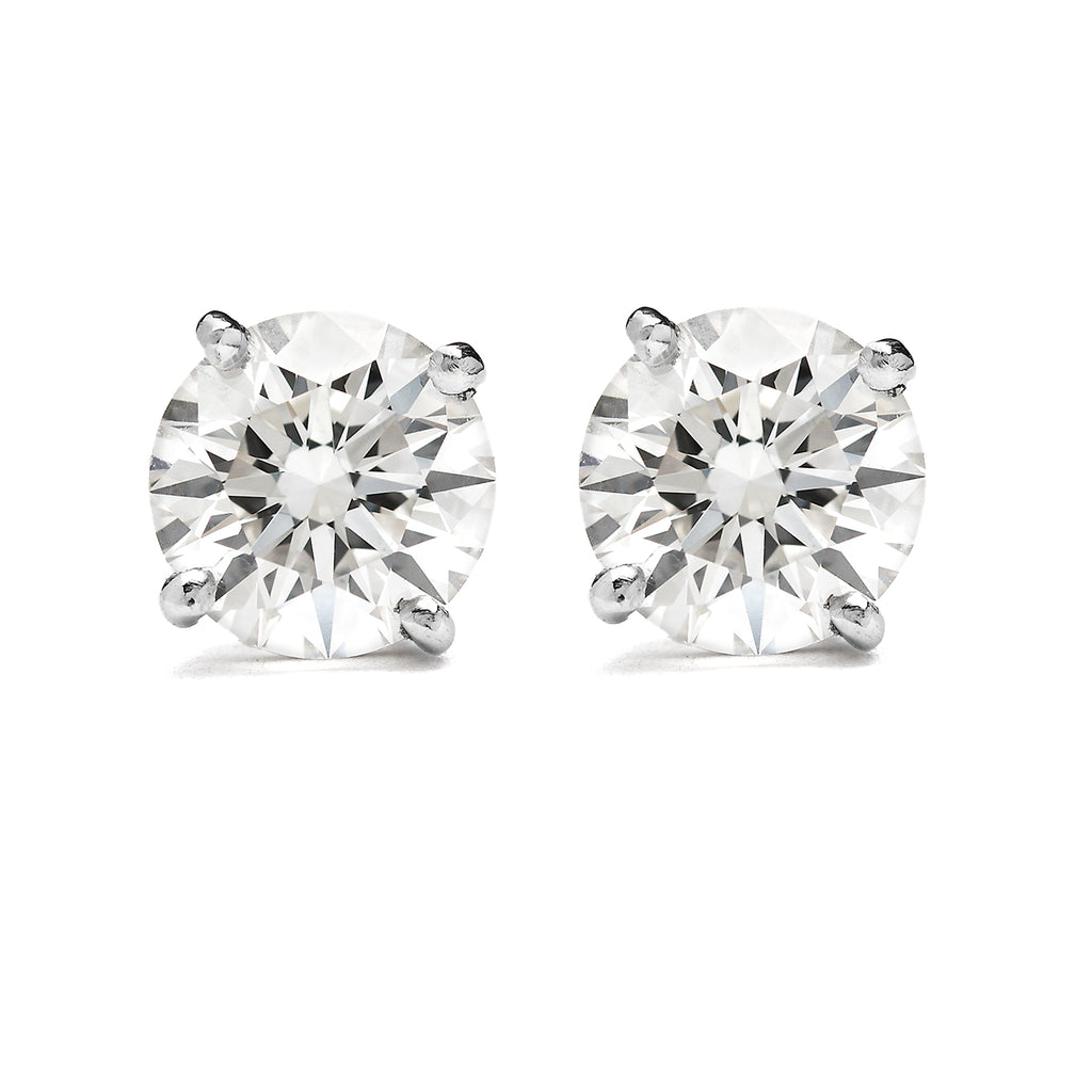 3.05 carat Diamond Stud Earrings