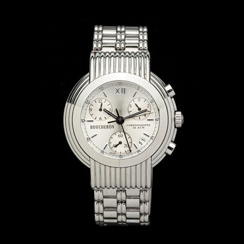Boucheron Chronographe Solis Stainless Steel Watch