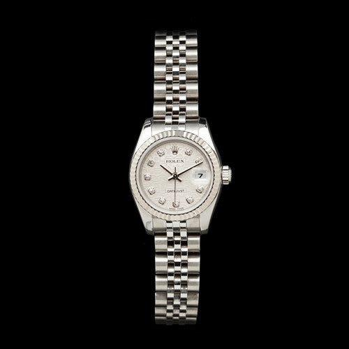 Rolex Stainless Steel Lady Datejust Watch