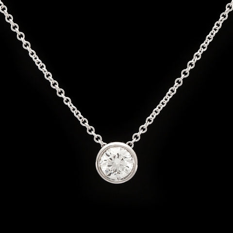 Hearts on Fire 0.74ct Solitaire Diamond Necklace