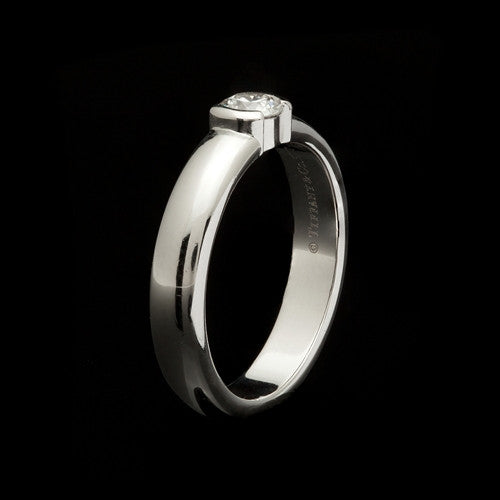 Tiffany & Co. Etoile Platinum Solitaire Diamond Ring