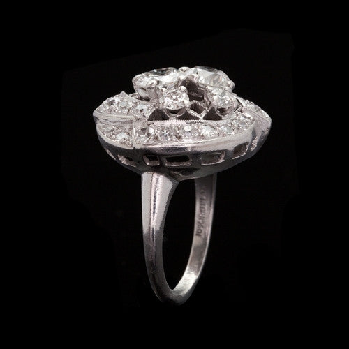 Vintage 2.37ct tw Diamond Cocktail Ring