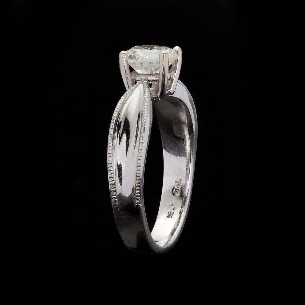 1ct Round Brilliant Diamond Solitaire Ring