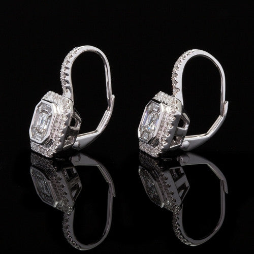 1.17ct tw Mixed Cut Diamond Dangle Earrings