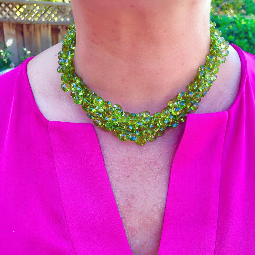 Craig Drake Peridot Bead Necklace