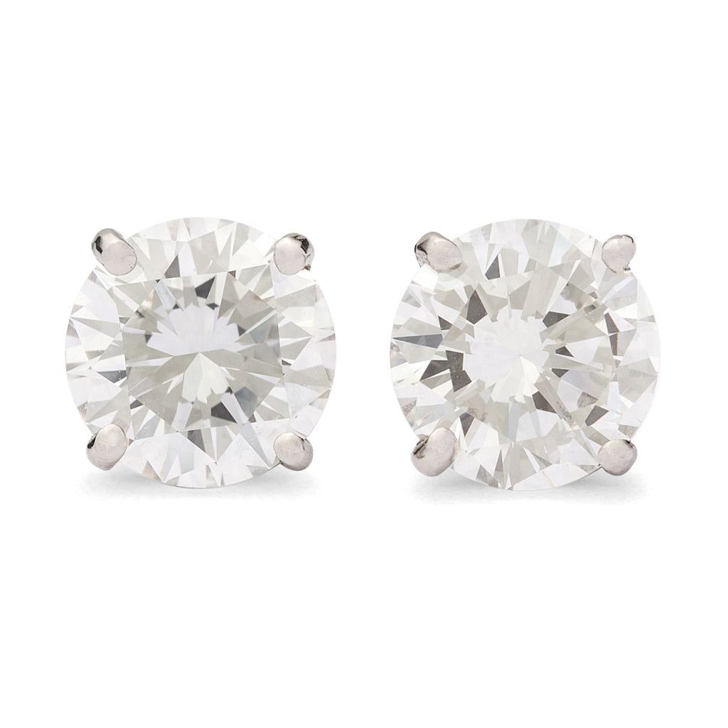 1.78 carat Platinum Diamond Stud Earrings