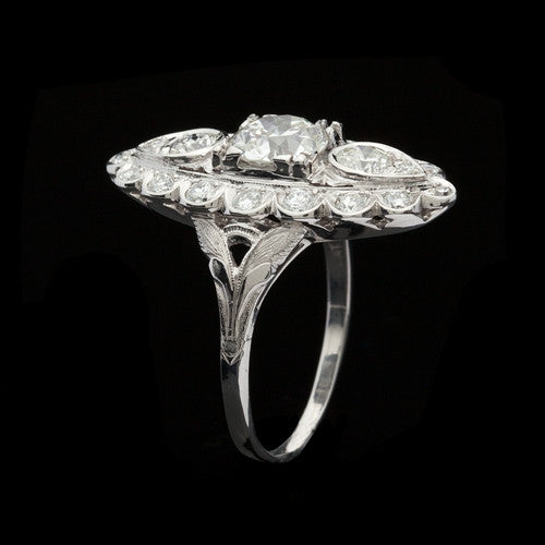 Vintage 2.63ct tw Diamond Cocktail Ring